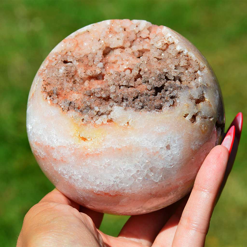 Lavendel Amethyst Sphere