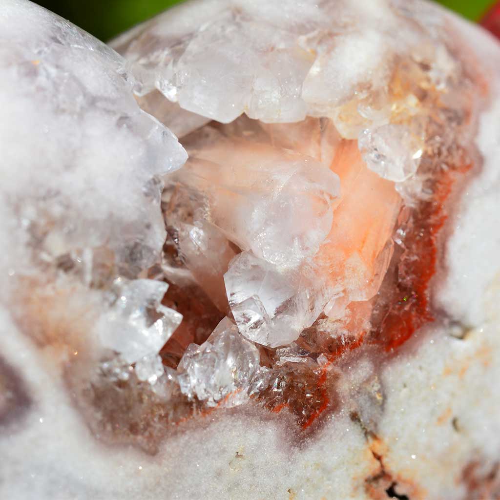 Großes Pink Amethyst Herz