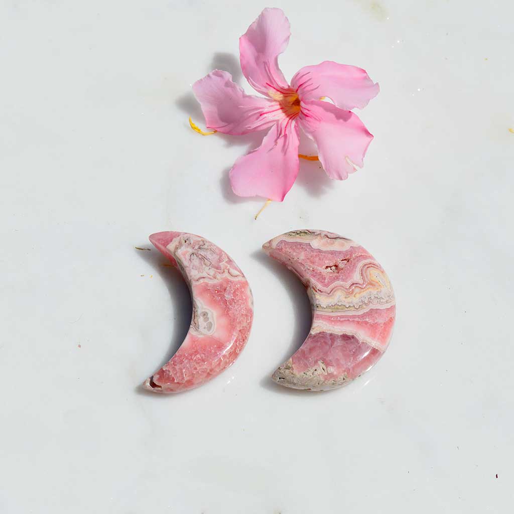 Rhodochrosit Mond