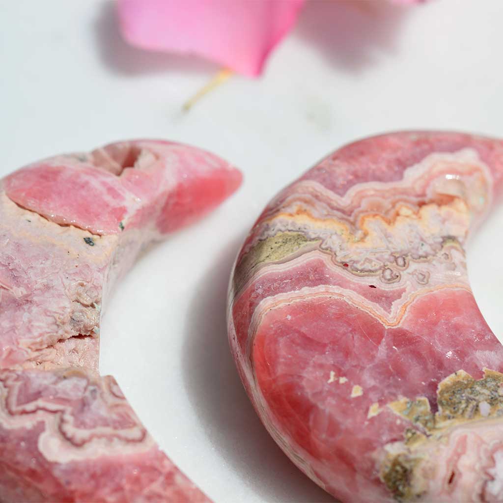 Rhodochrosit Mond