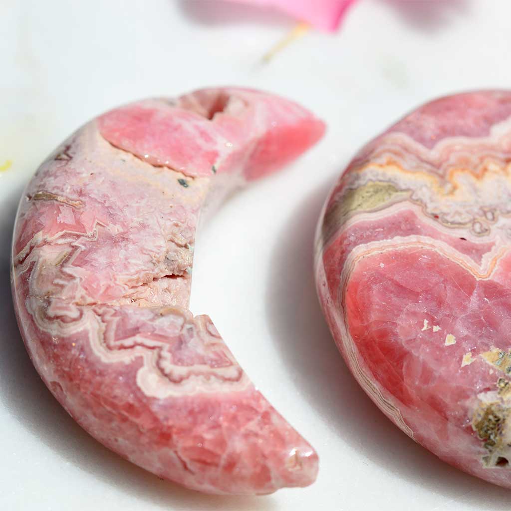 Rhodochrosit Mond
