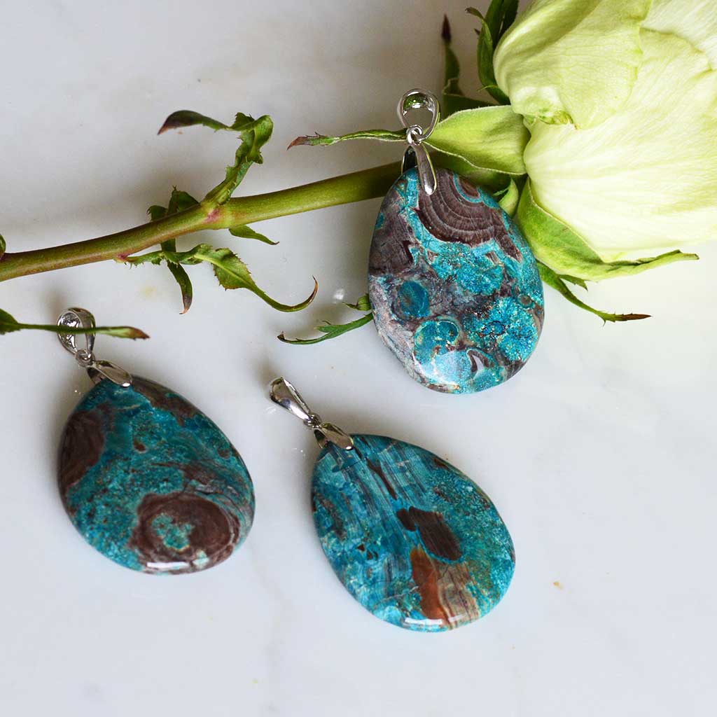 Ocean Jaspis Anhänger