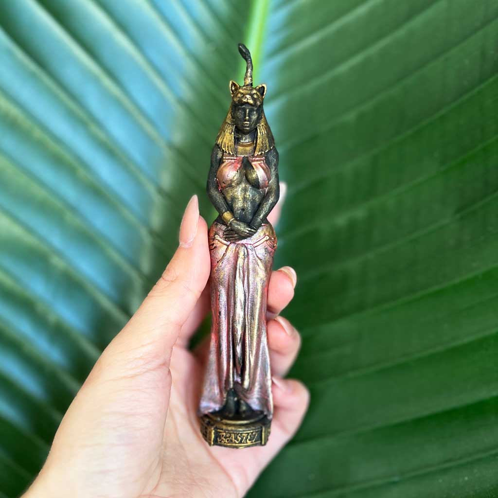 Bastet- Göttin der Fruchtbarkeit Kerze