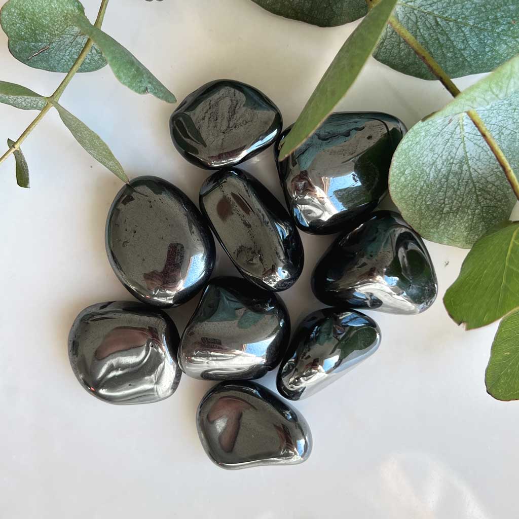 Hämatit Trommelsteine