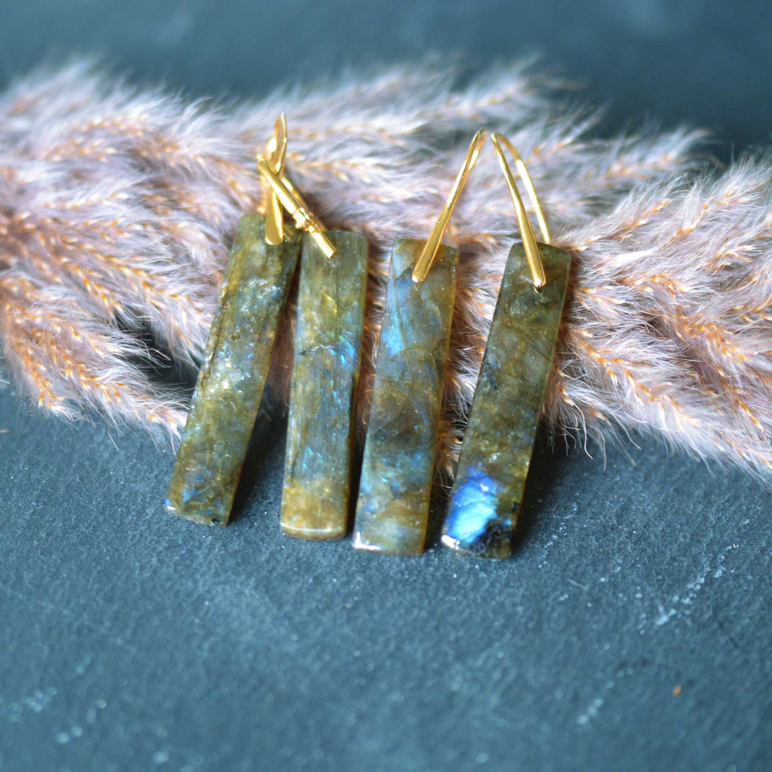 Labradorit Ohrringe