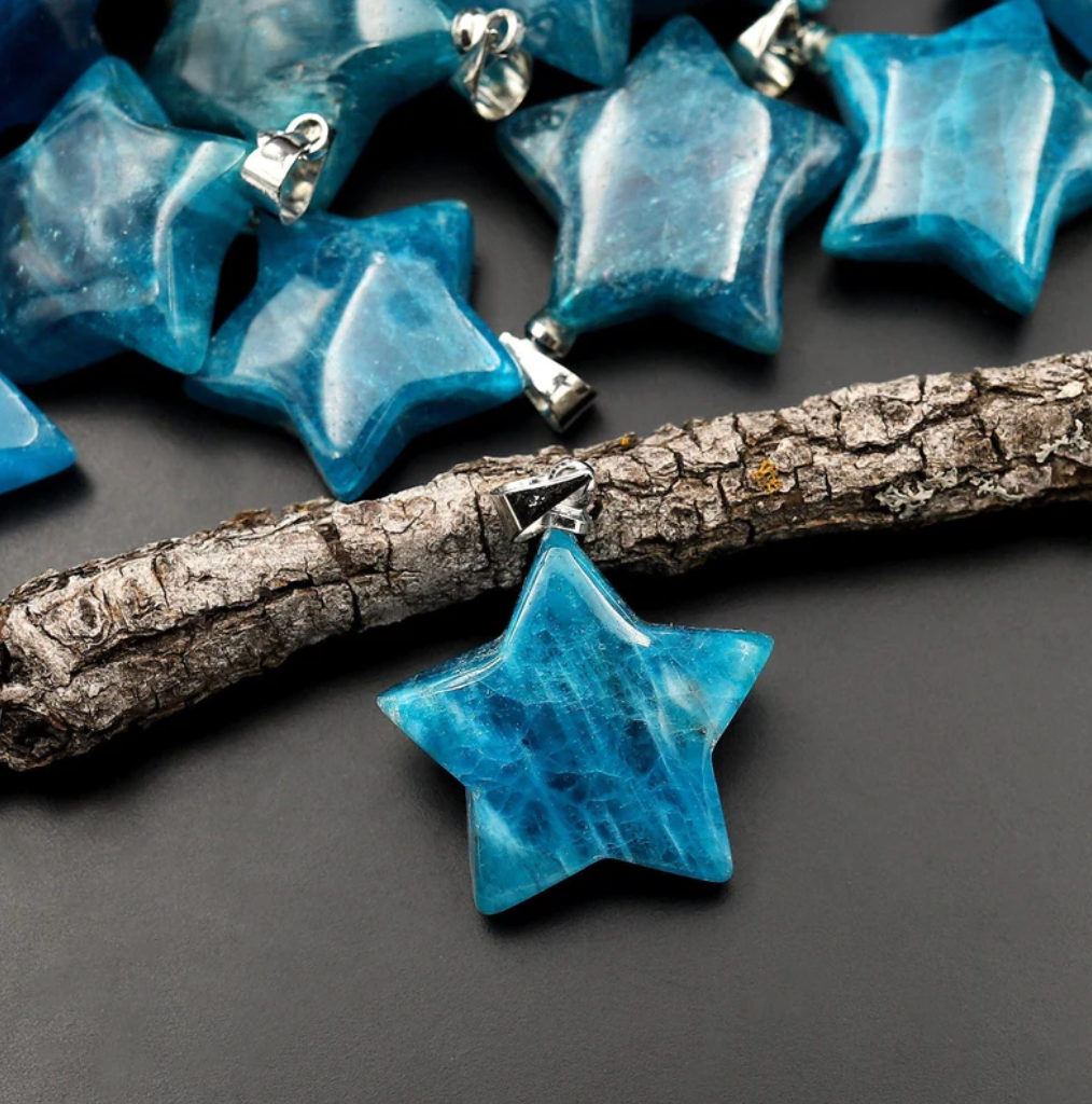 Apatit Stern Anhänger