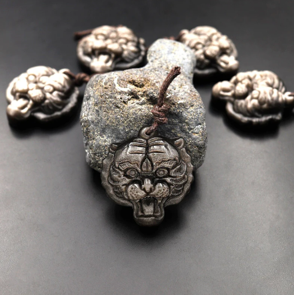 Obsidian Tiger Anhänger