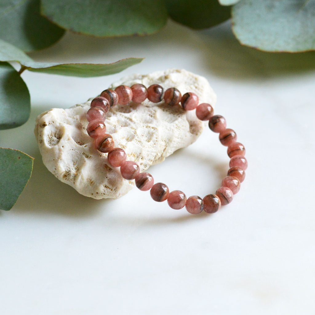 Rhodochrosit Armband banded