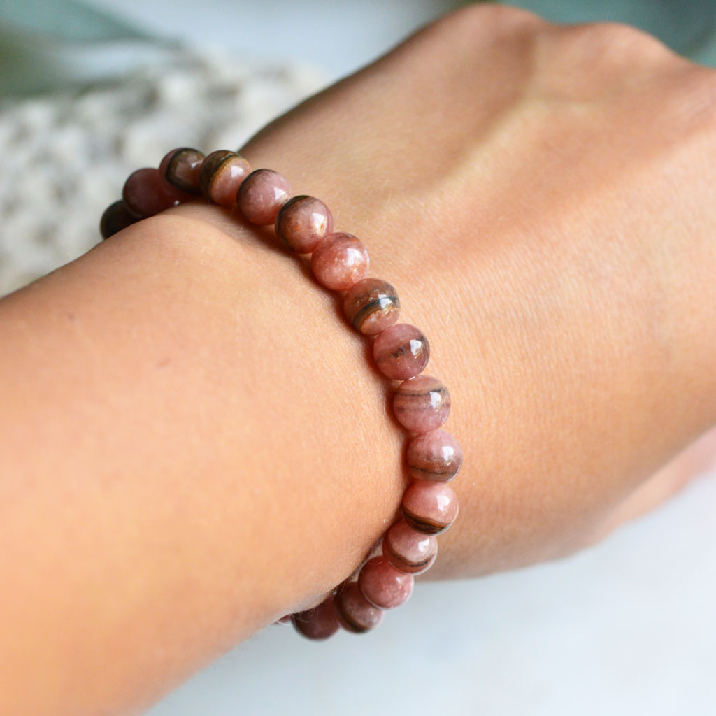 Rhodochrosit Armband banded
