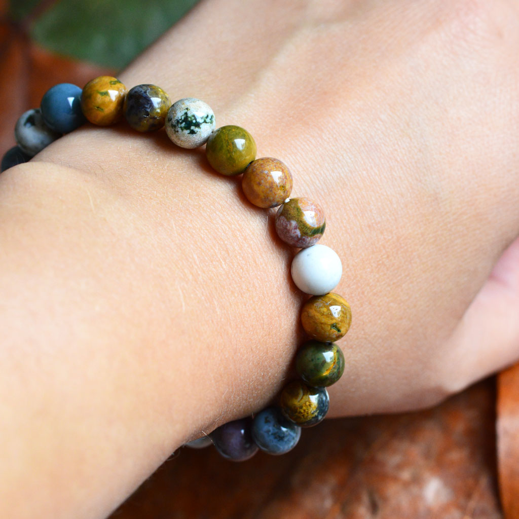 Meeressediment Jaspis Armband