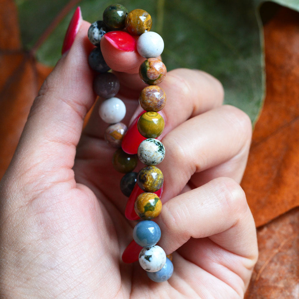 Meeressediment Jaspis Armband