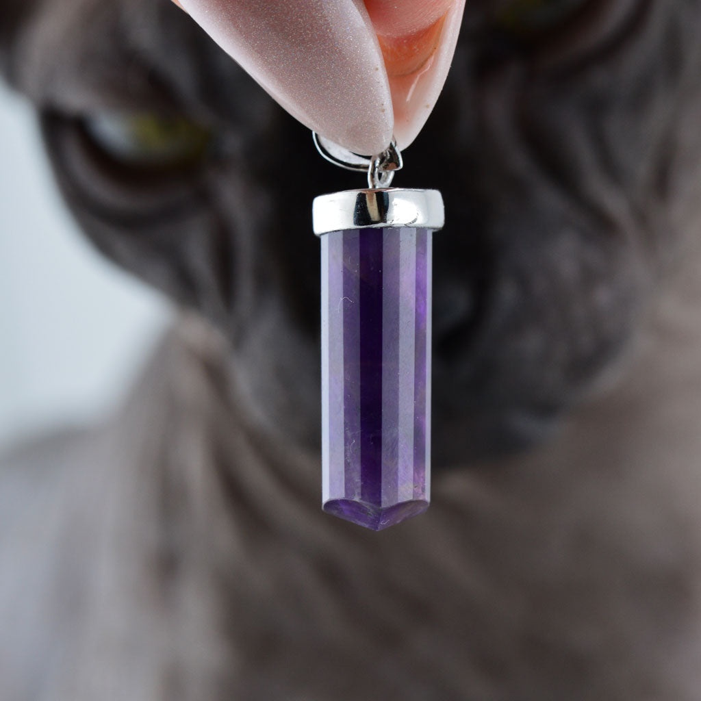 Amethyst Anhänger dunkel