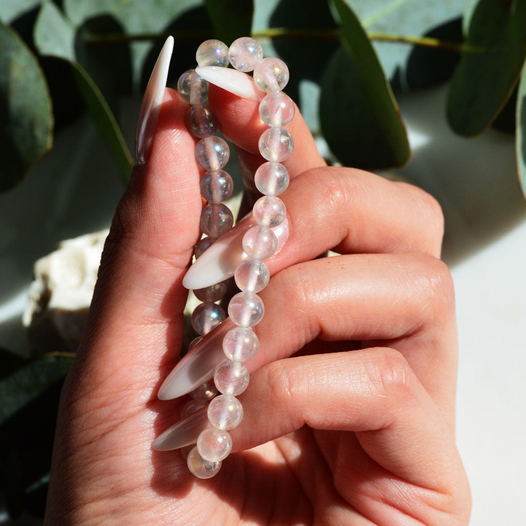 Rosenquarz Aura Armband