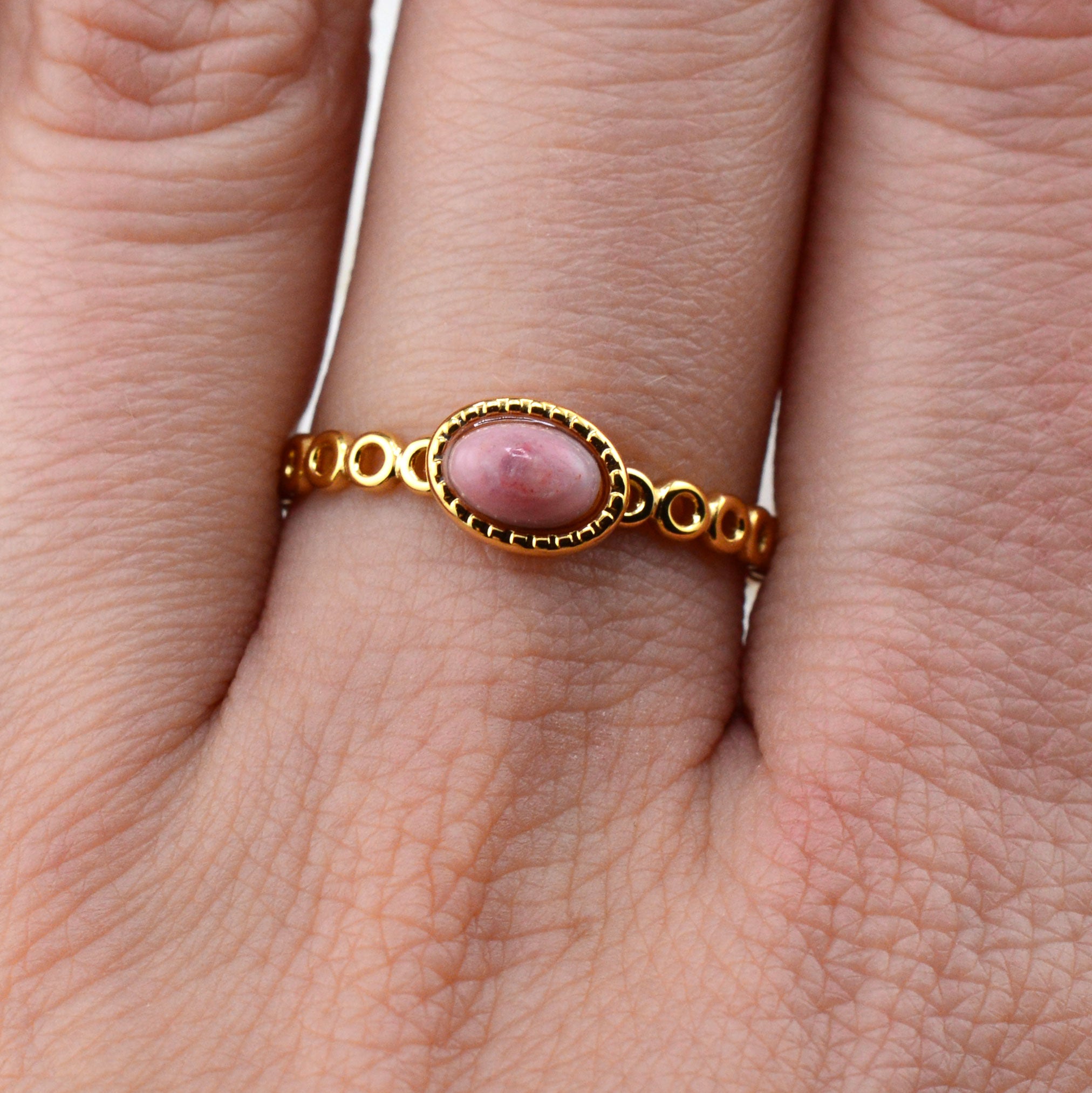 Quarz Ringe rosa