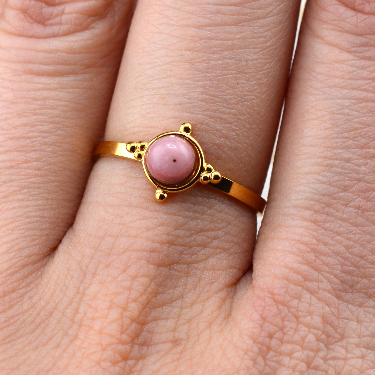 Quarz Ringe rosa