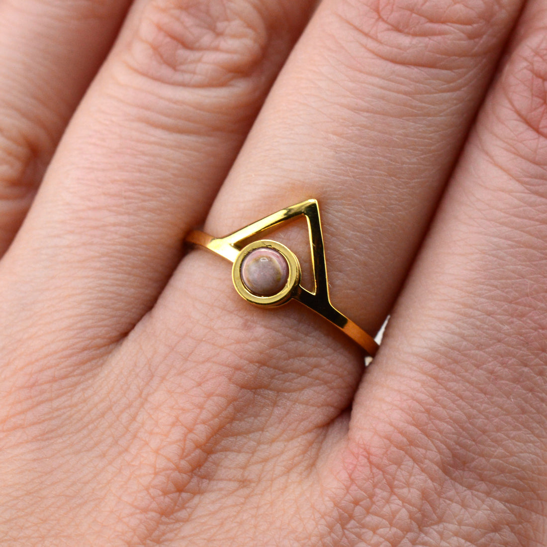 Quarz Ringe rosa