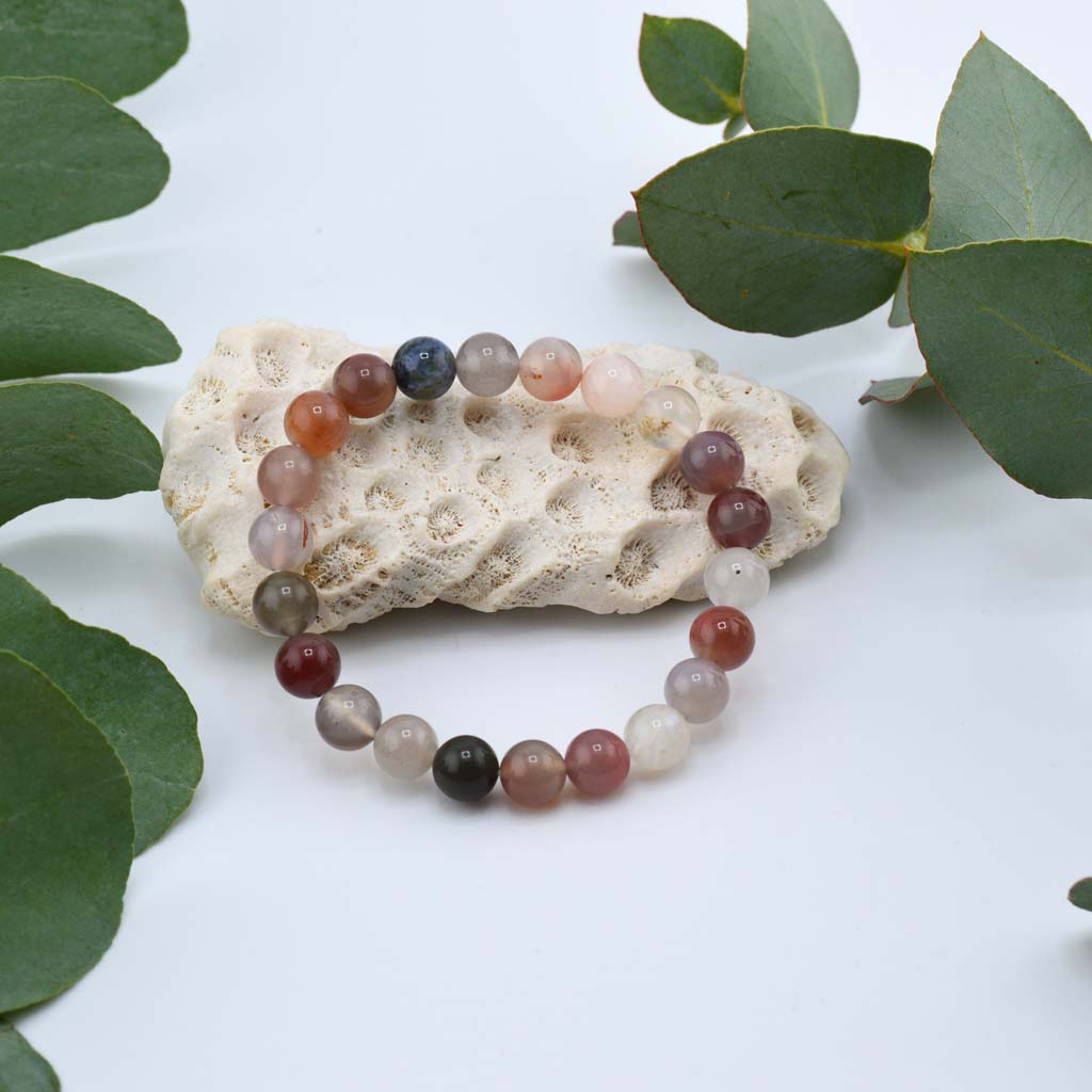 Afrikanischer Phantom Achat Armband