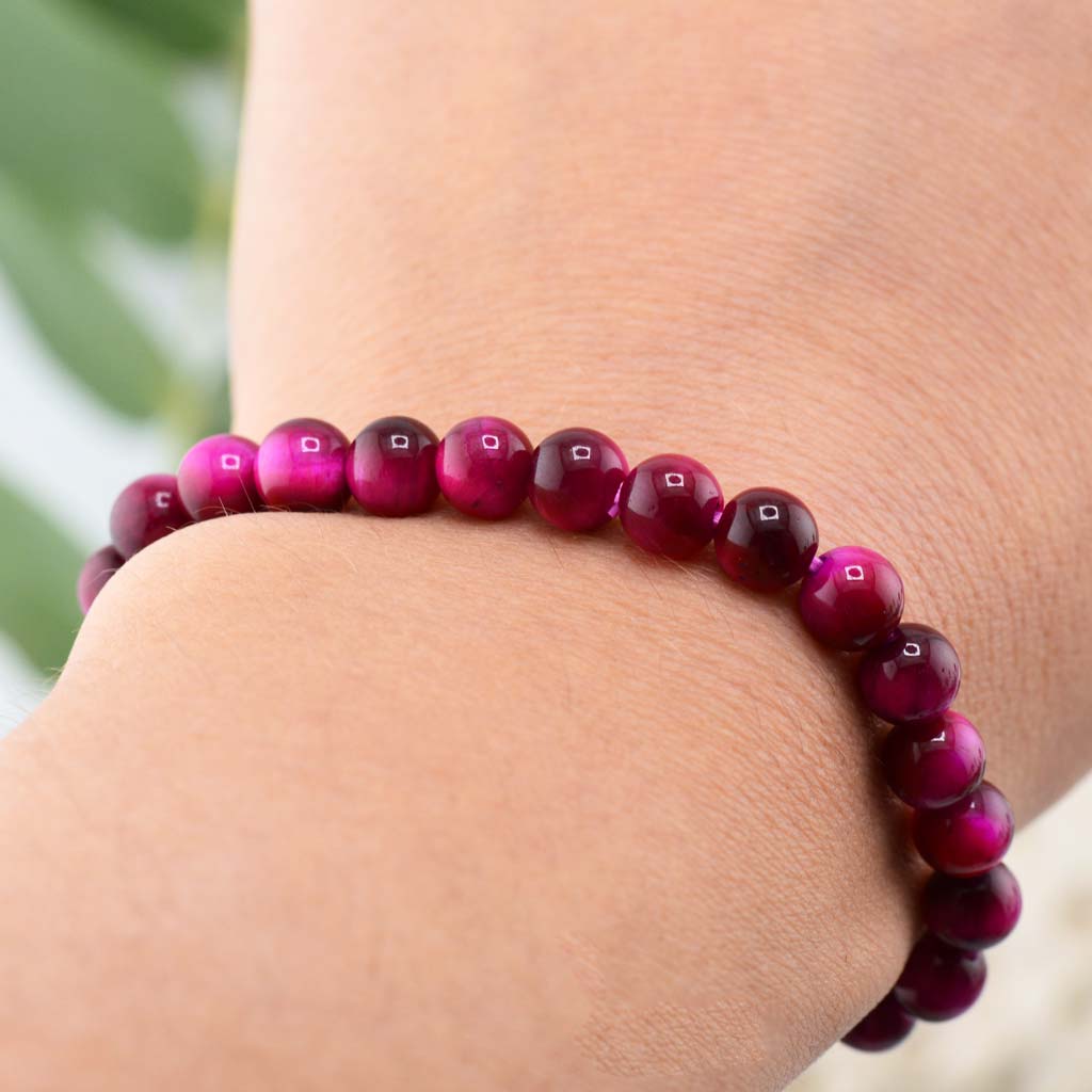 Pinkes Tigerauge Armband