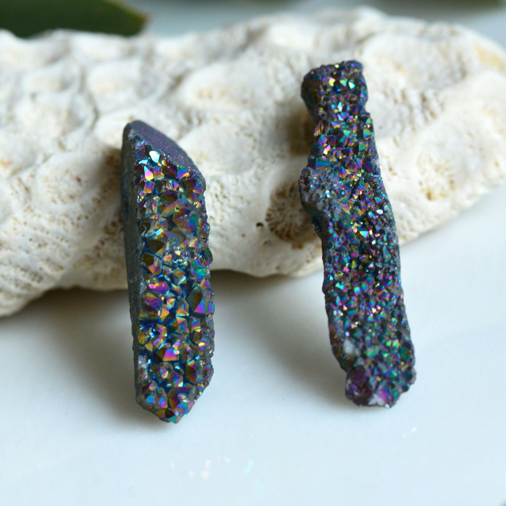 Regenbogen Achat Anhänger