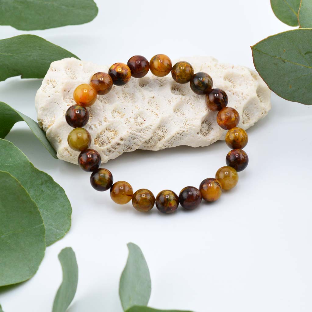 Goldener Pietersit Armband