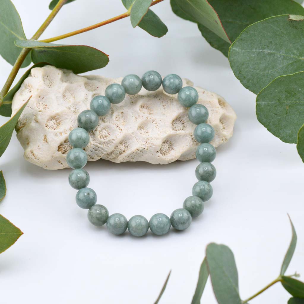 Glücksstein Burma Jade Armband premium