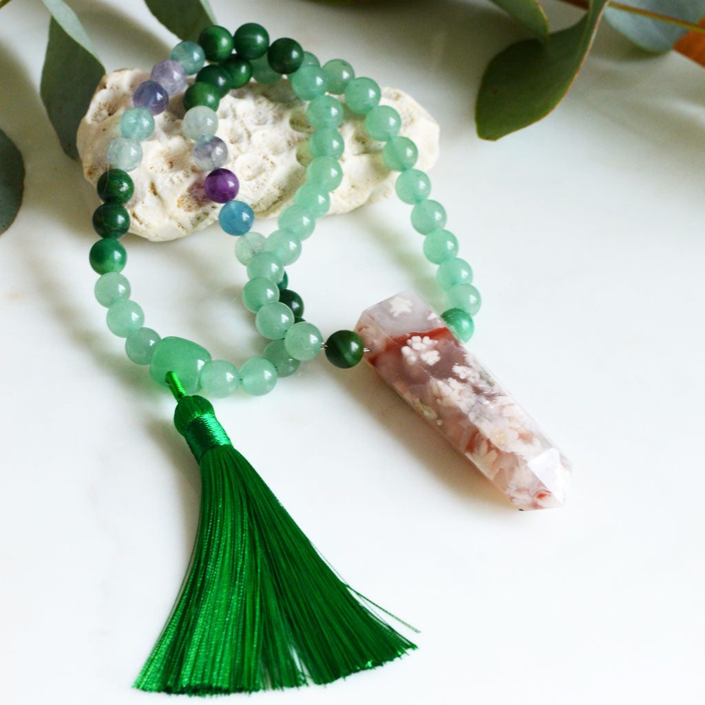 Geld und Glücksbringer Mala