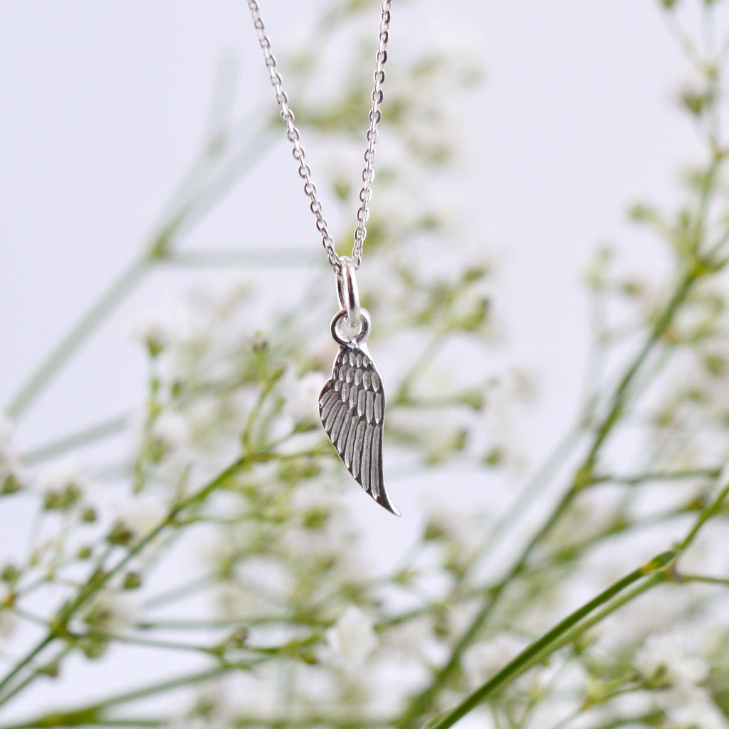 Flügel Silber Anhänger