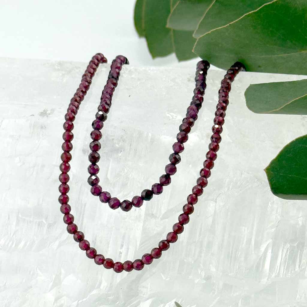 Granat Halskette