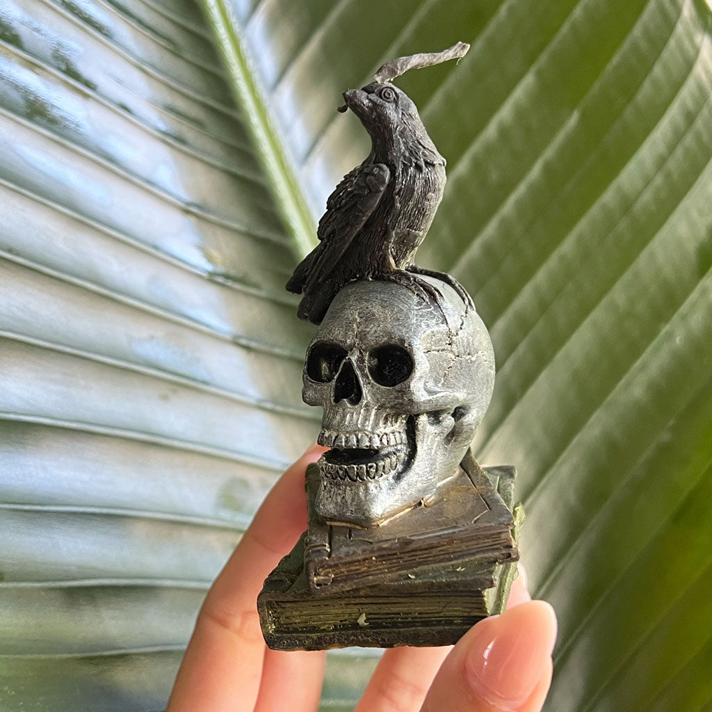 Rabe der Hellsicht Kerze