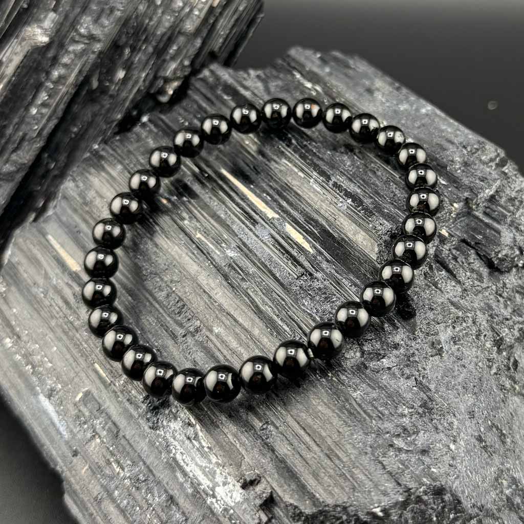 Schwarzer Turmalin Armband rtw