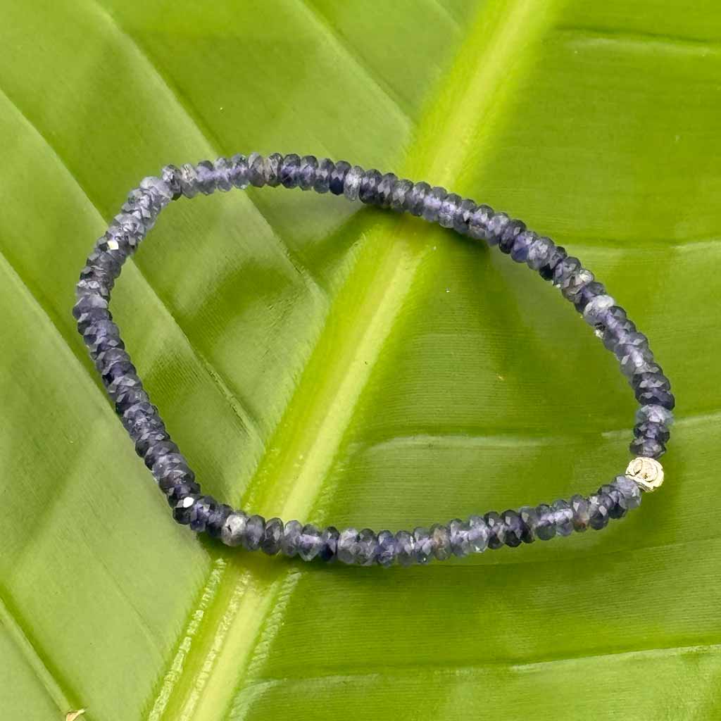 Iolith facettiert Armband