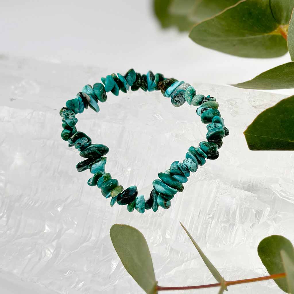 Chrysocoll Splitter Armband rtw