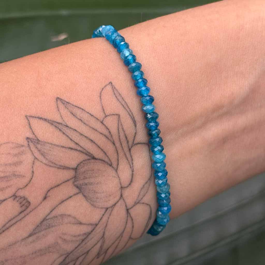 AAA+ Apatit Microfacettiert Armband