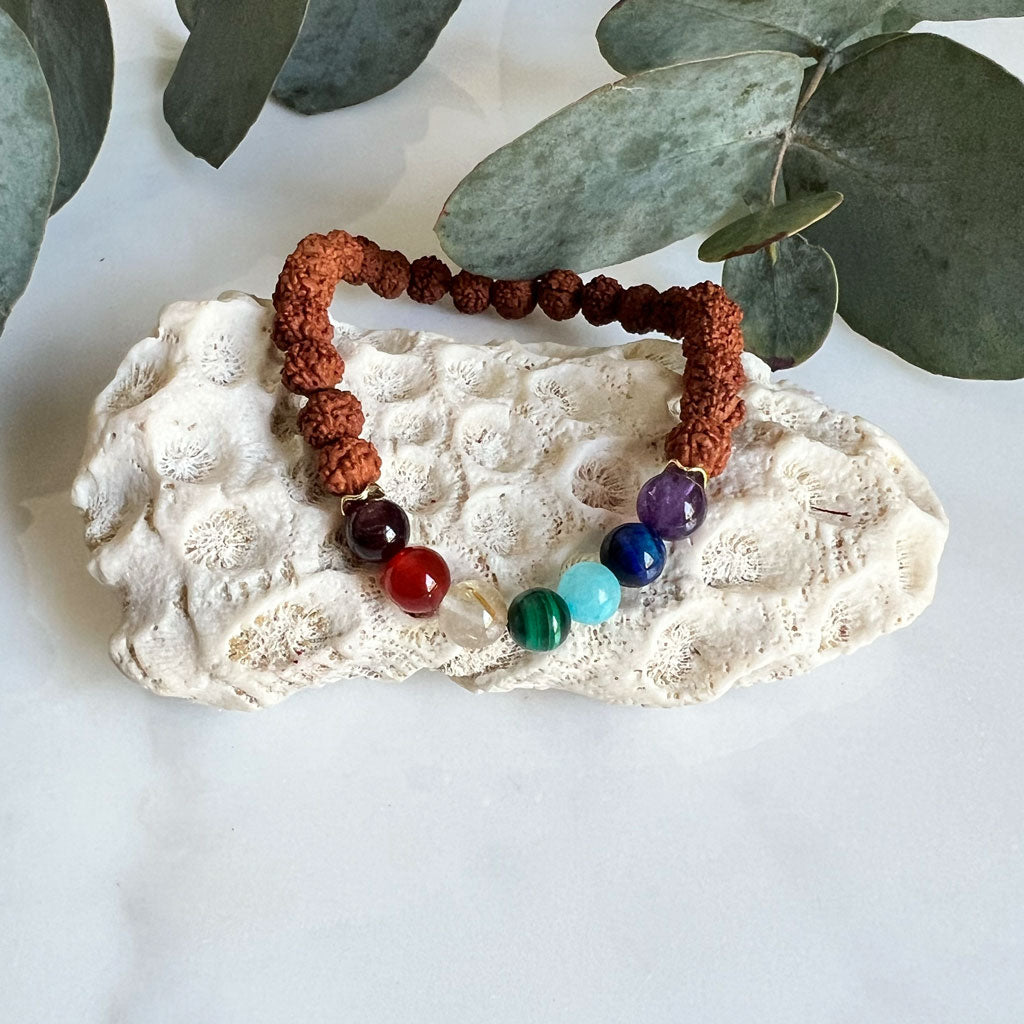 Rudraksha Chakra Armband