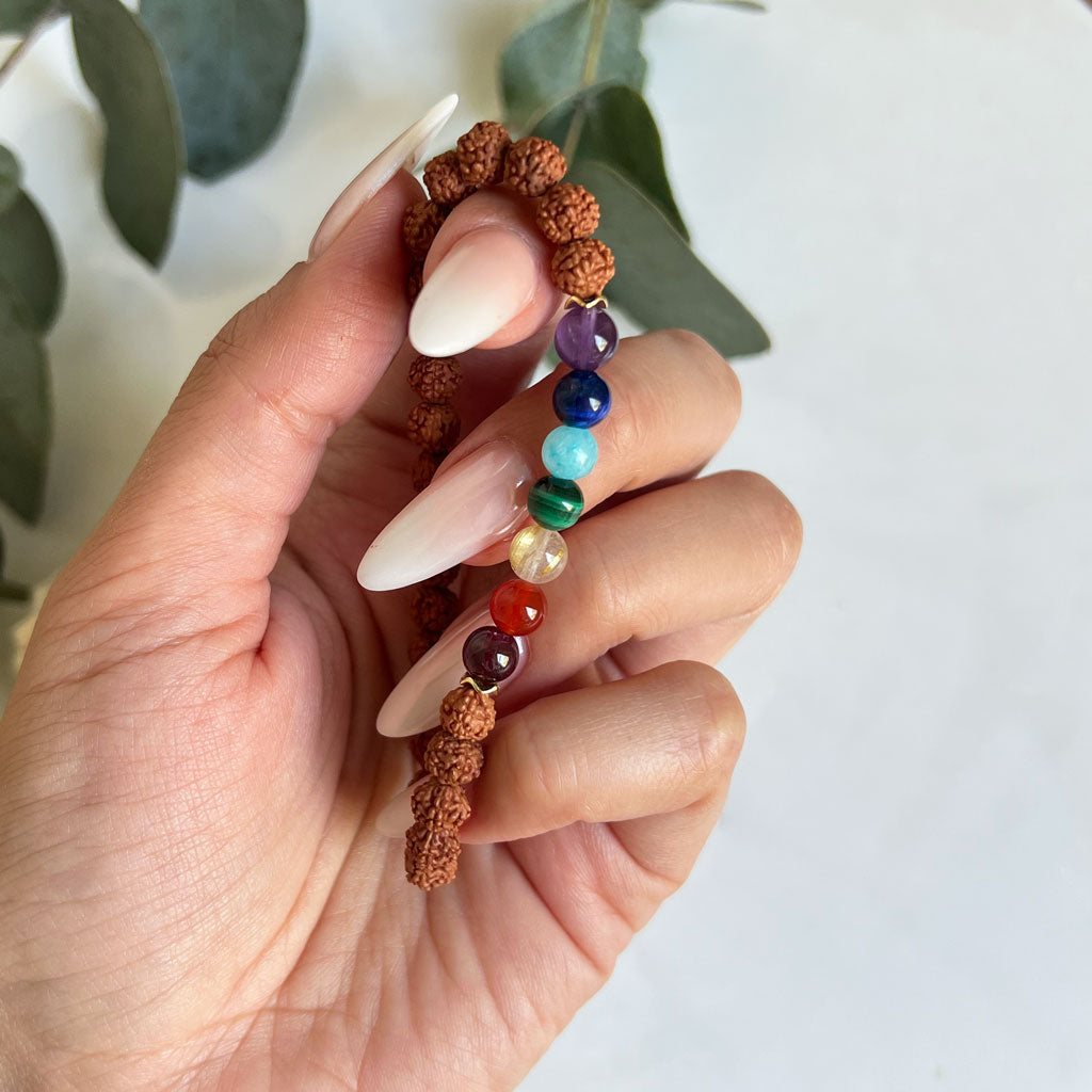 Rudraksha Chakra Armband