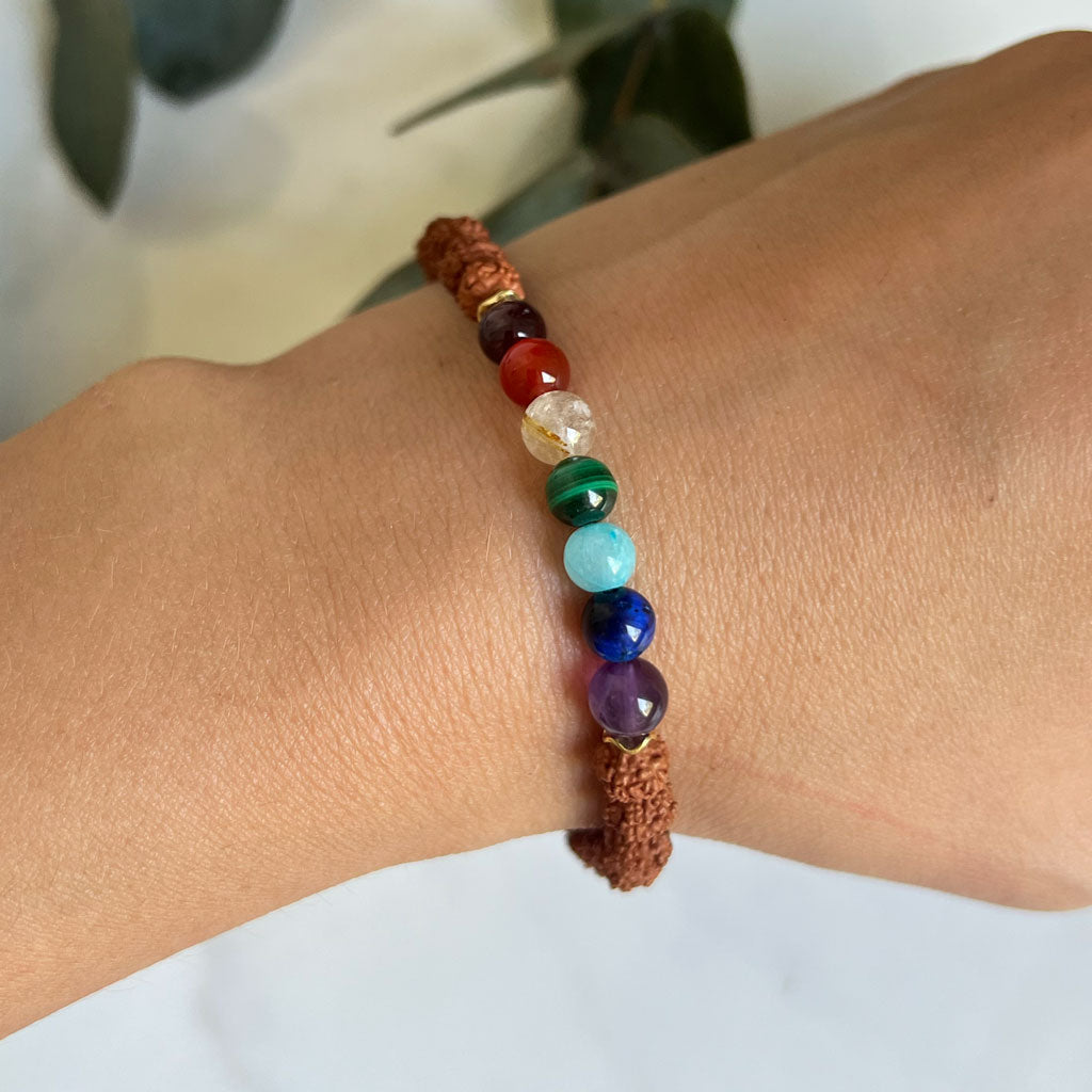 Rudraksha Chakra Armband