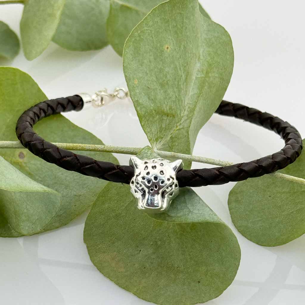 Leder Armband geflochten