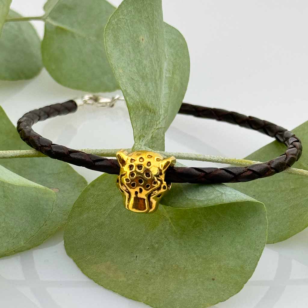 Leder Armband geflochten