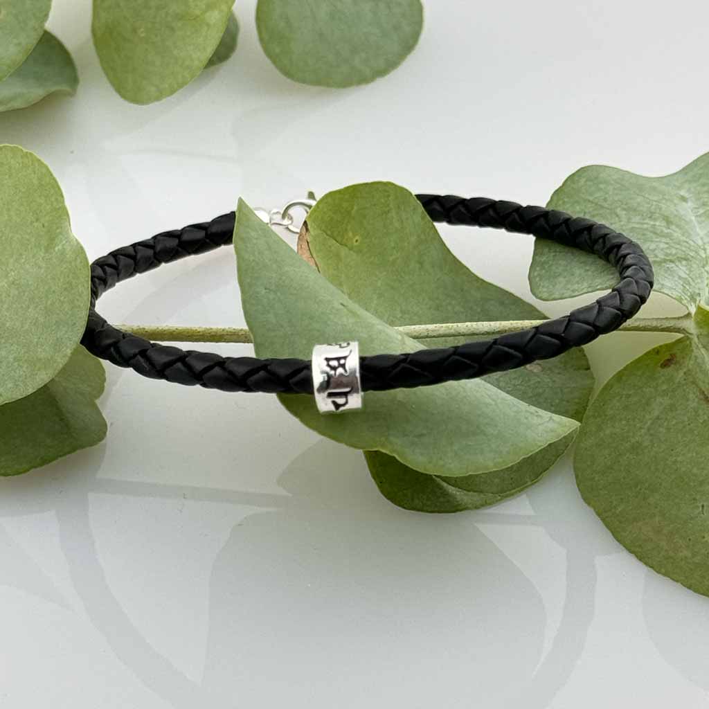 Leder Armband geflochten