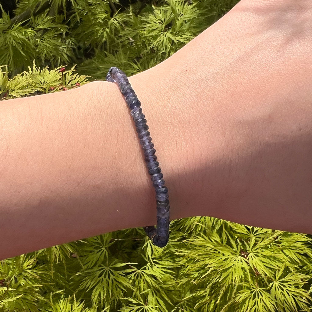Iolith facettiert Armband
