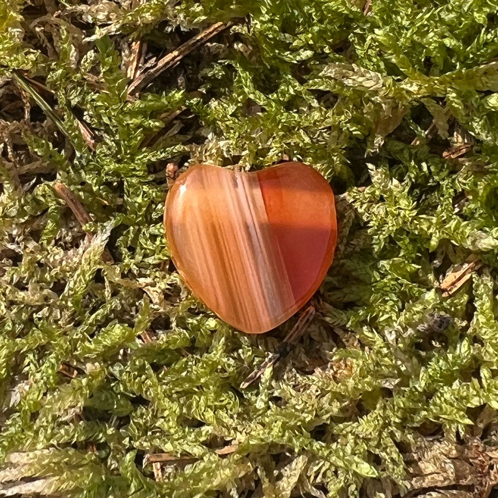 Carneol Herz Anhänger