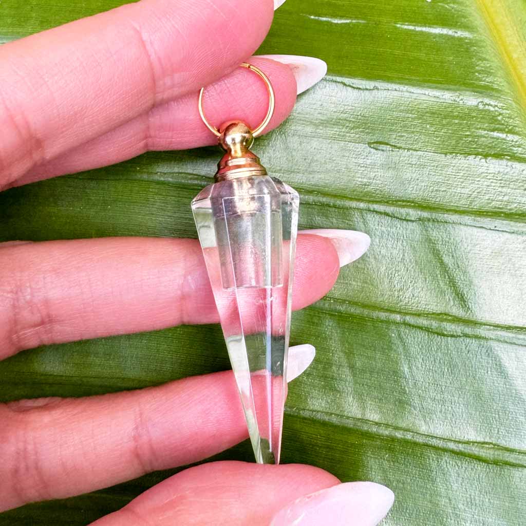 Bergkristall Parfum Anhänger