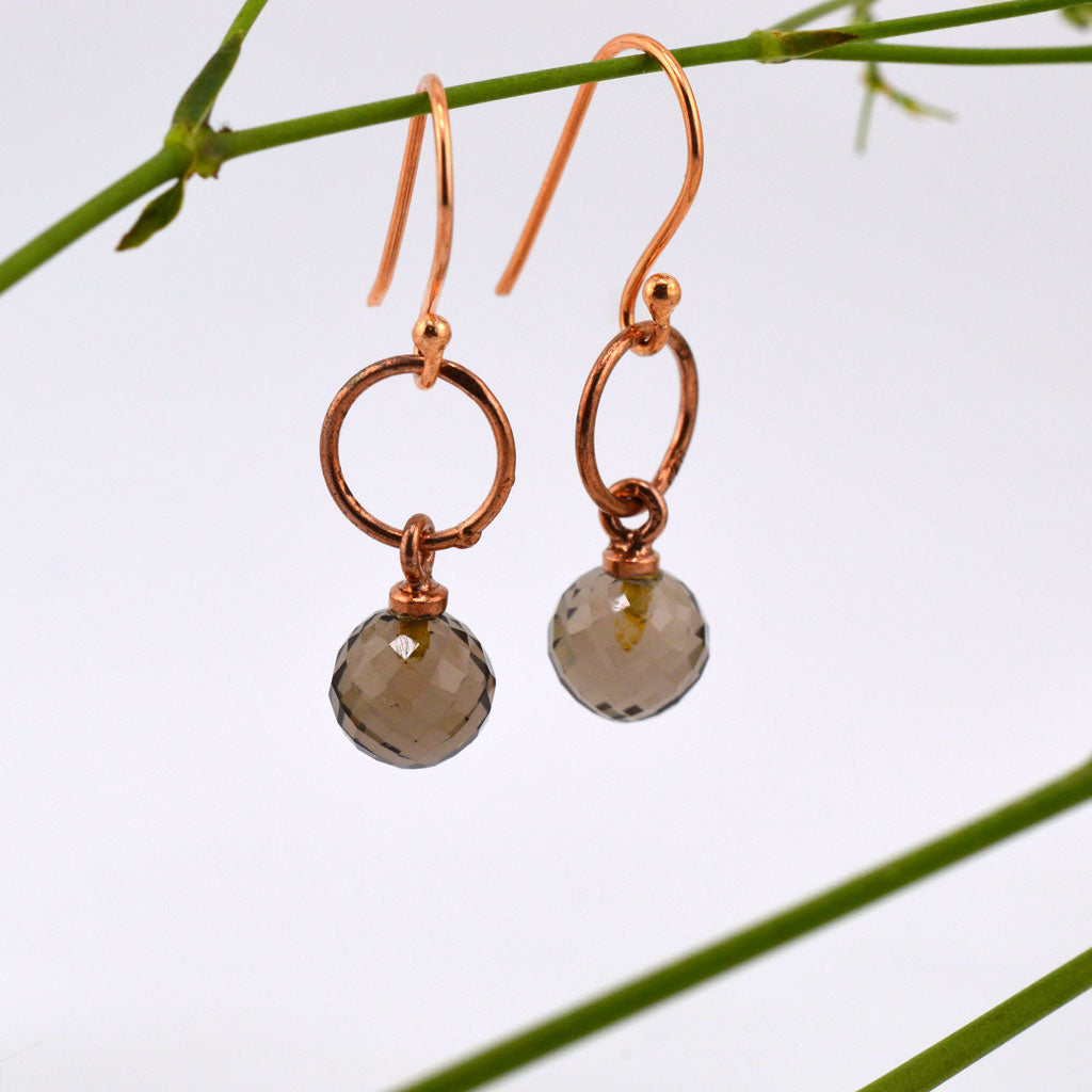 Rauchquarz Ohrhänger