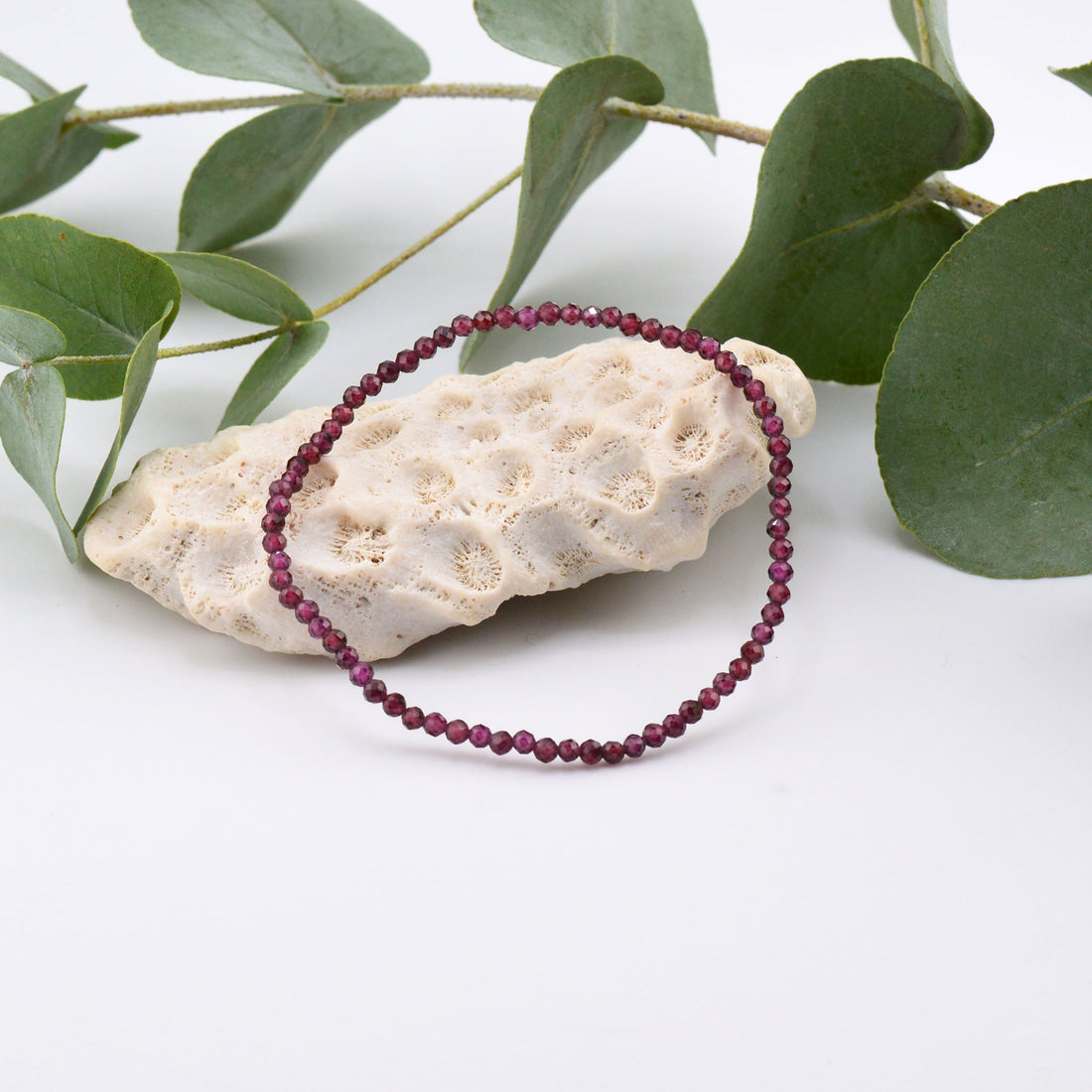 Granat Armband facettiert rtw