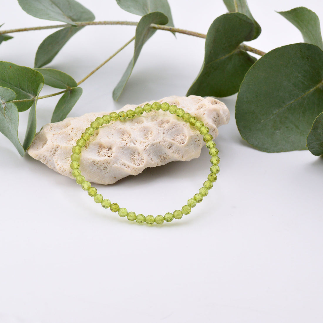 Peridot Armband facettiert