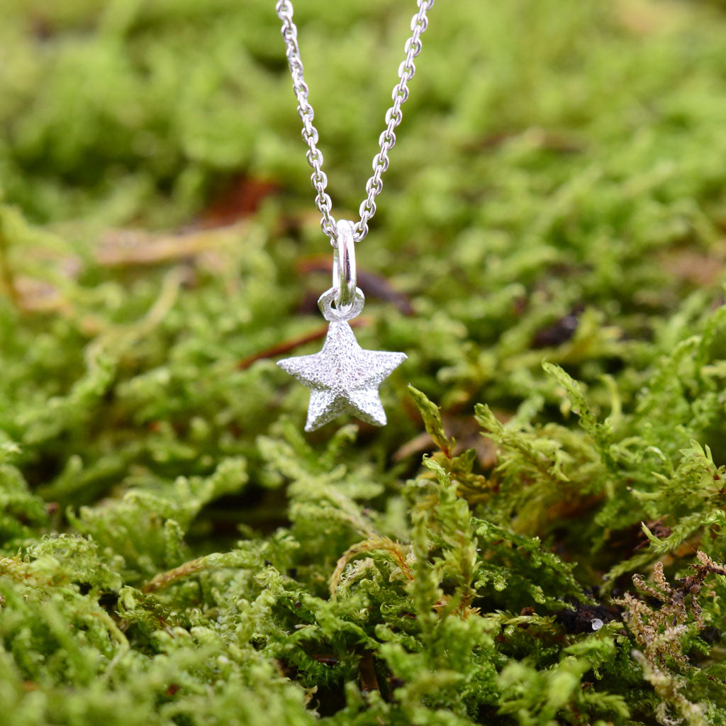 Stern Silber Anhänger