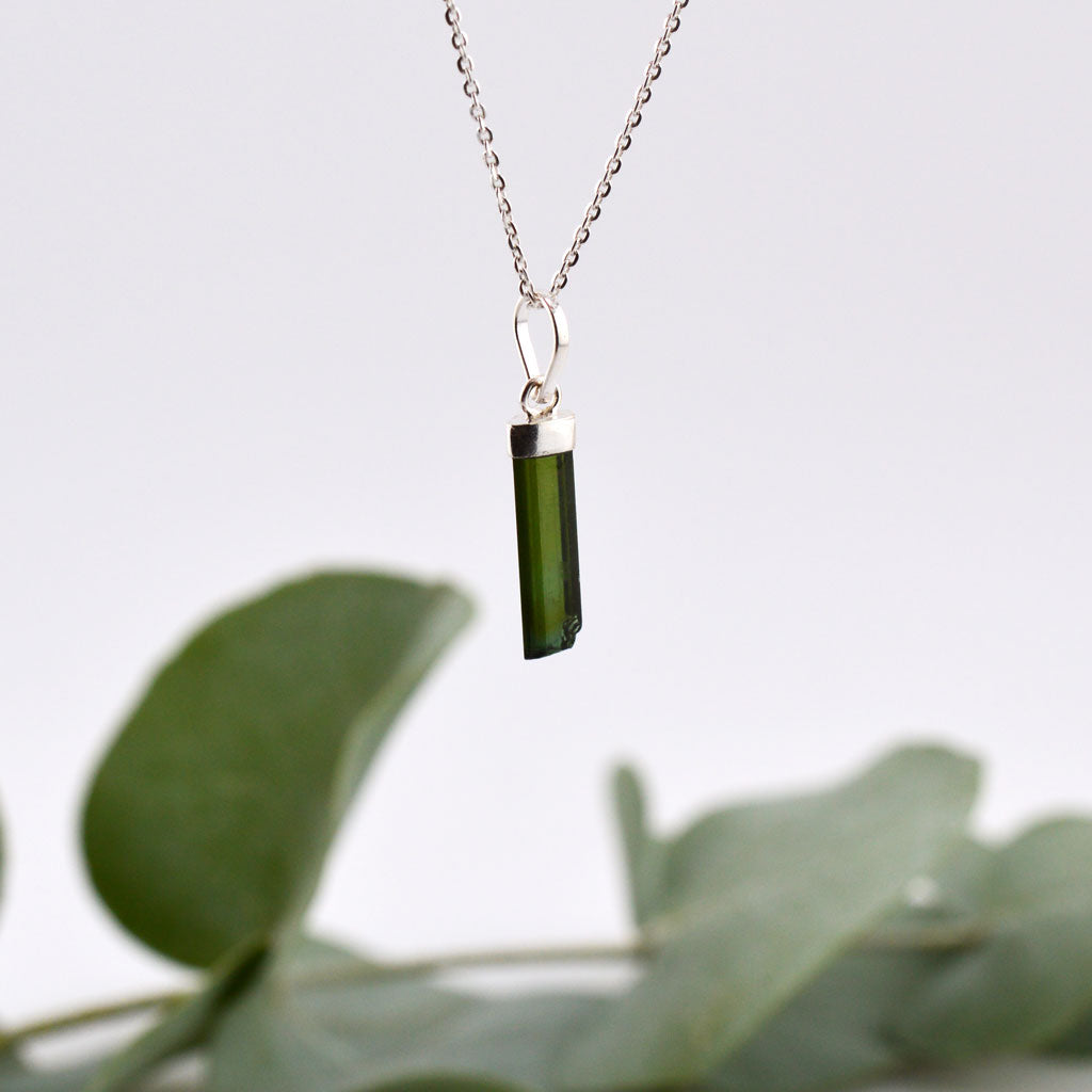Grüner Turmalin Anhänger