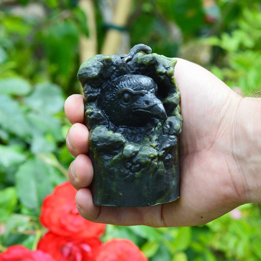 Schwarzer Rabe -Reinigung Kerze