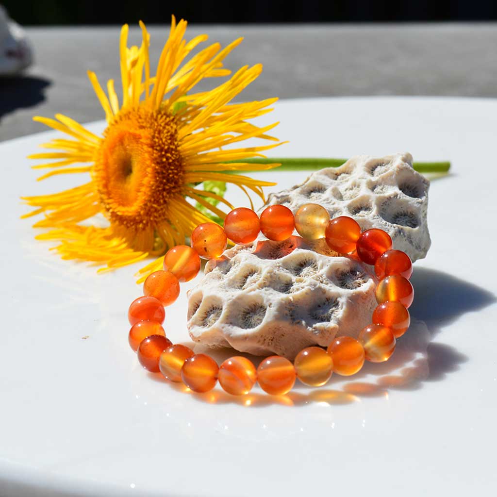 Lucky me Carneol Citrin Armband