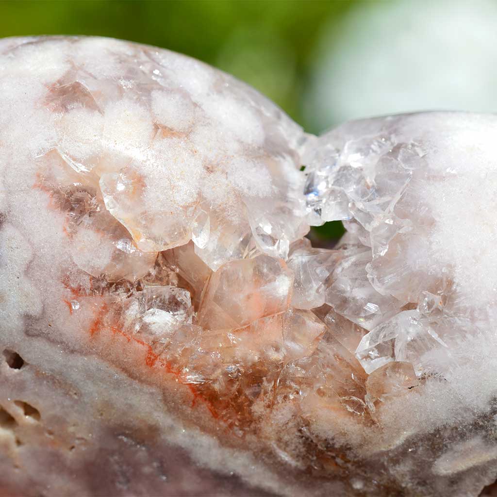 Großes Pink Amethyst Herz